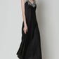 Full Size Lace Trim V-Neck Spaghetti Strap Satin Night Dress