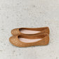 Forever Link Rhinestone Ballet Flats in Tan