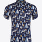 Printed Button-Up Vacation Shirt