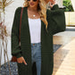 Dropped Shoulder Longline Cardigan with Pockets
