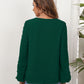 Swiss Dot Balloon Sleeve Blouse