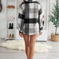 Plaid Brushed Button-Up Shacket