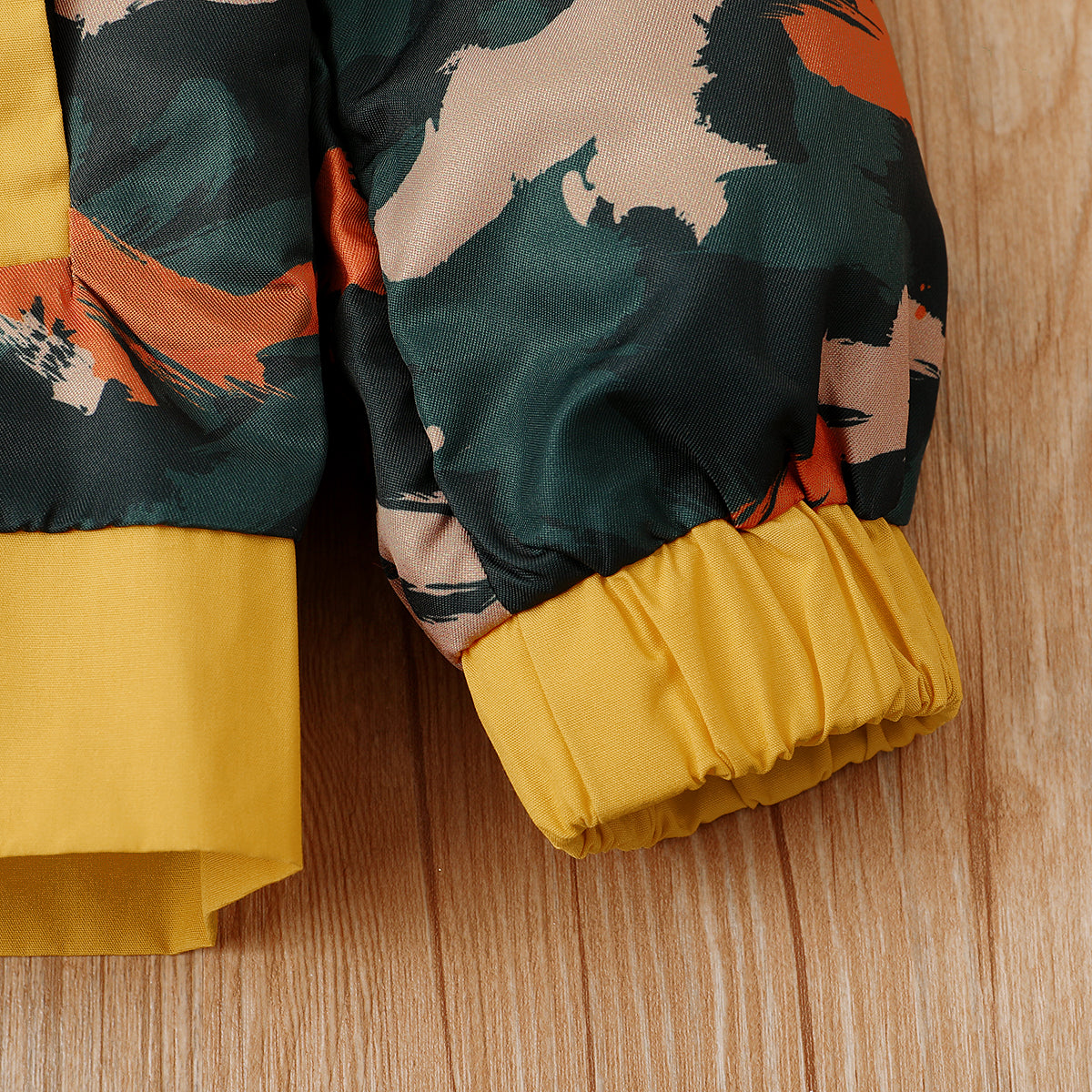 Boys Abstract Print Zip Up Jacket
