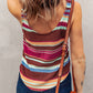 Striped Scoop Neck Tank