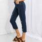 Judy Blue Full Size Gina Destroyed Hem Crop Straight