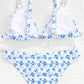 Floral Ring Detail Bikini Set
