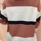Striped Button Down Cardigan Sweater