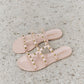 Forever Link Studded Cage Strap Slide Jelly Sandal