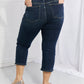 Judy Blue Full Size Gina Destroyed Hem Crop Straight