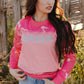 MAMA Rhinestone Tie-Dye Sweatshirt