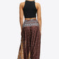 Printed Smocked Waist Harem Pants