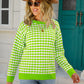 Cozy for Keeps Two-Tone Ribbed Trim Sweater