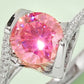 1 Carat Moissanite 925 Sterling Silver Twisted Ring