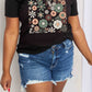 Simply Love Full Size Flower Graphic Cotton Tee