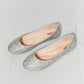 Forever Link Sparkle In Your Step Rhinestone Ballet Flat in Silver
