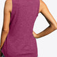 Curved Hem Square Neck Tank