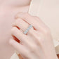 Romantic Surprise 2 Carat Moissanite Rhodium-Plated Ring