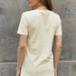 Simply Love Flower Graphic Round Neck Cotton Tee