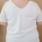 Plus Size HUNNY BUNNY Graphic Striped Tee