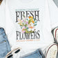 FRESH FLOWERS Round-Neck Tee