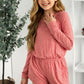 Girls Elastic Waist Long Sleeve Romper with Pockets