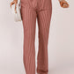 Pinstripe Wide Leg Pants