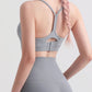 Cutout Racerback Scoop Neck Sports Bra