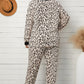 Plus Size Leopard Print Lounge Set