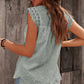 Sleeveless Eyelet Tank Top