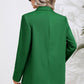 Lapel Collar Long Sleeve Blazer