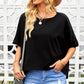 High-Low Round Neck Tee