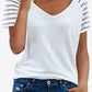 V-Neck Raglan Sleeve Tee