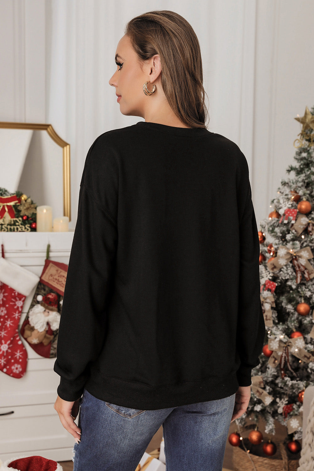 SANTA BABY Graphic Sweatshirt