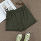 Drawstring Waist Cuffed Shorts