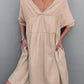 Tie Back Pocket Mini Dress