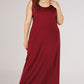 Plus Size Scoop Neck Maxi Tank Dress