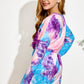 Girls Tie-Dye Round Neck Romper