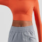 Cross The Finish Line Cropped Sports Top