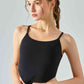 Scoop Neck Sleeveless Sports Tank Top