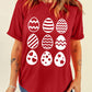 Easter Egg Graphic Cuffed T-Shirt