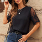 Half Sleeve Round Neck Blouse