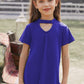 Girls Cutout Short Sleeve T-Shirt
