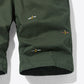 Bee Embroidery Belted Shorts