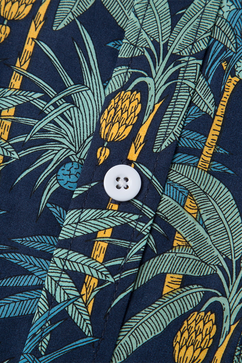 Printed Button-Up Vacation Shirt
