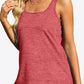 Curved Hem Square Neck Tank