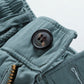 Graphic Drawstring Waist Cargo Shorts
