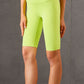 Breathable High-Rise Wide Waistband Biker Shorts
