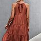 Grecian Tiered Sleeveless Dress
