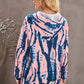 Tie-Dye Drawstring Hoodie with Pocket