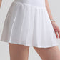 Pleated Elastic Waistband Sports Skirt